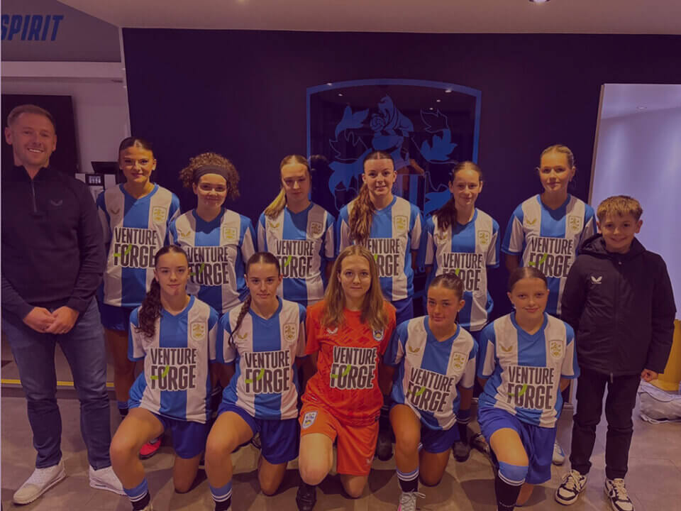 Image of Huddersfield Town Women U23s Football Team with Andrew Banks and Jack Banks