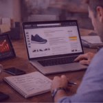 Marketer reviewing an Amazon Product Detail Page and CPC performance metrics to improve ad efficiency.